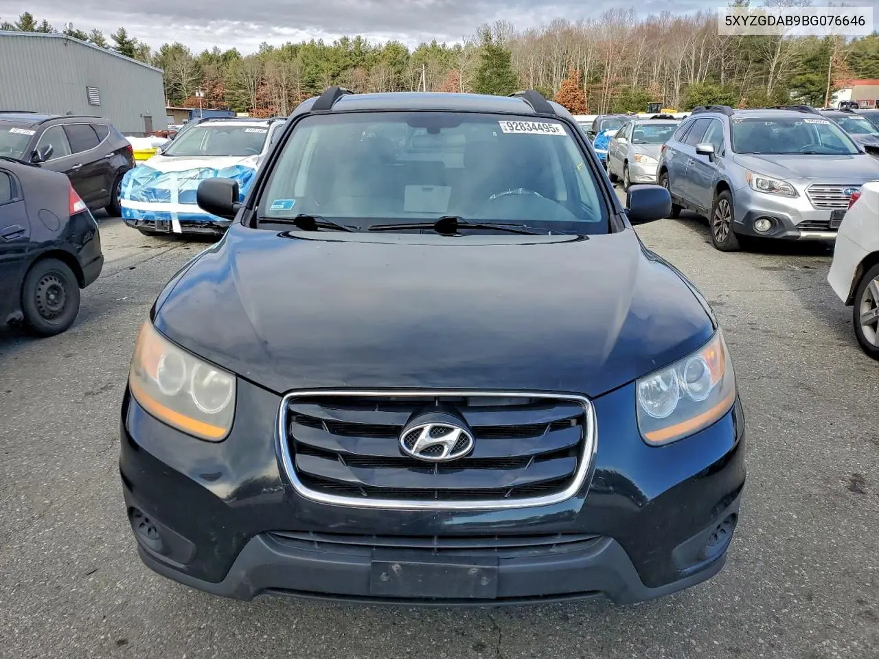 5XYZGDAB9BG076646 2011 Hyundai Santa Fe Gls