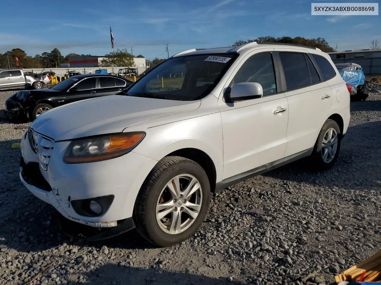 5XYZK3ABXBG088698 2011 Hyundai Santa Fe Limited