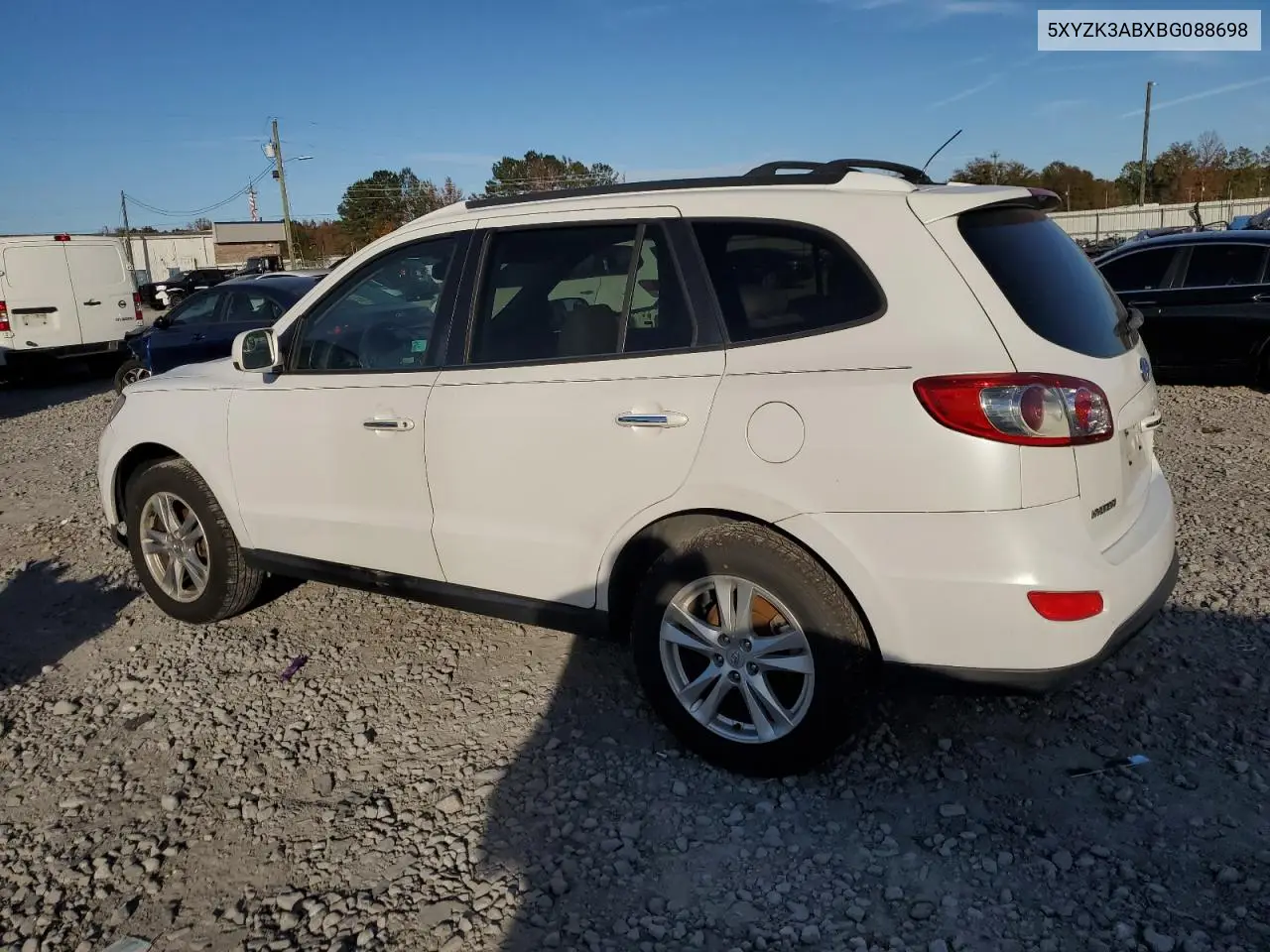 5XYZK3ABXBG088698 2011 Hyundai Santa Fe Limited