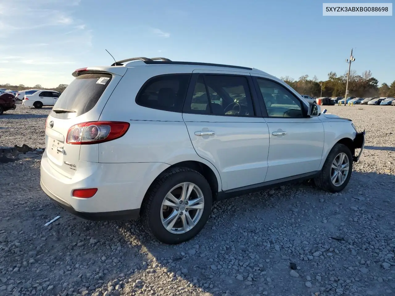 5XYZK3ABXBG088698 2011 Hyundai Santa Fe Limited