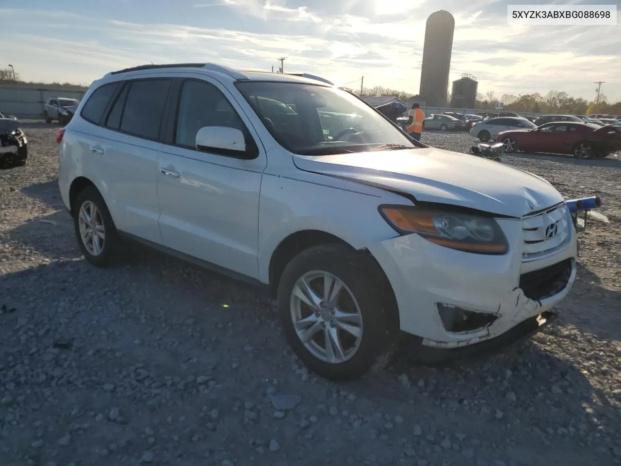 5XYZK3ABXBG088698 2011 Hyundai Santa Fe Limited