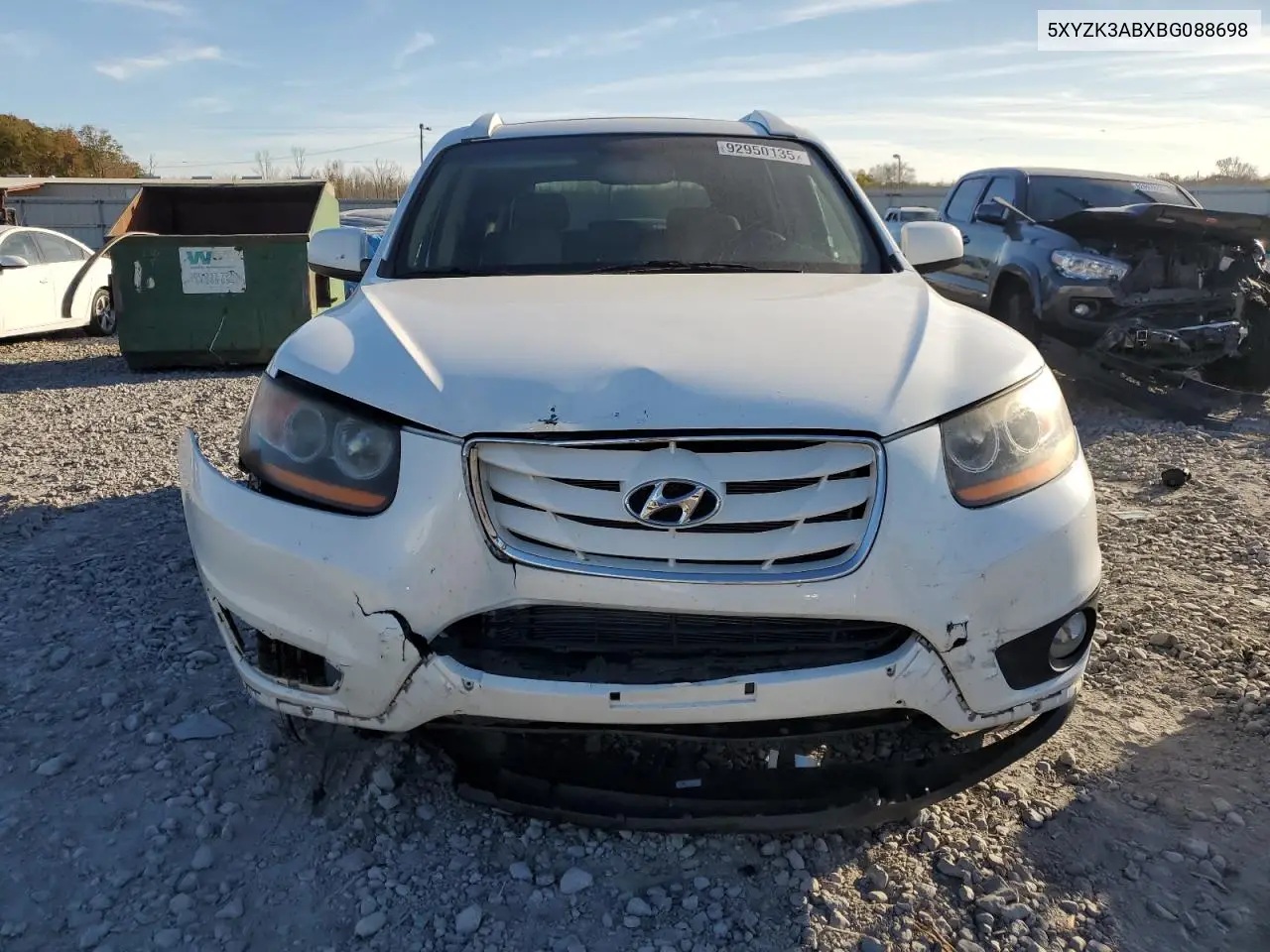 5XYZK3ABXBG088698 2011 Hyundai Santa Fe Limited