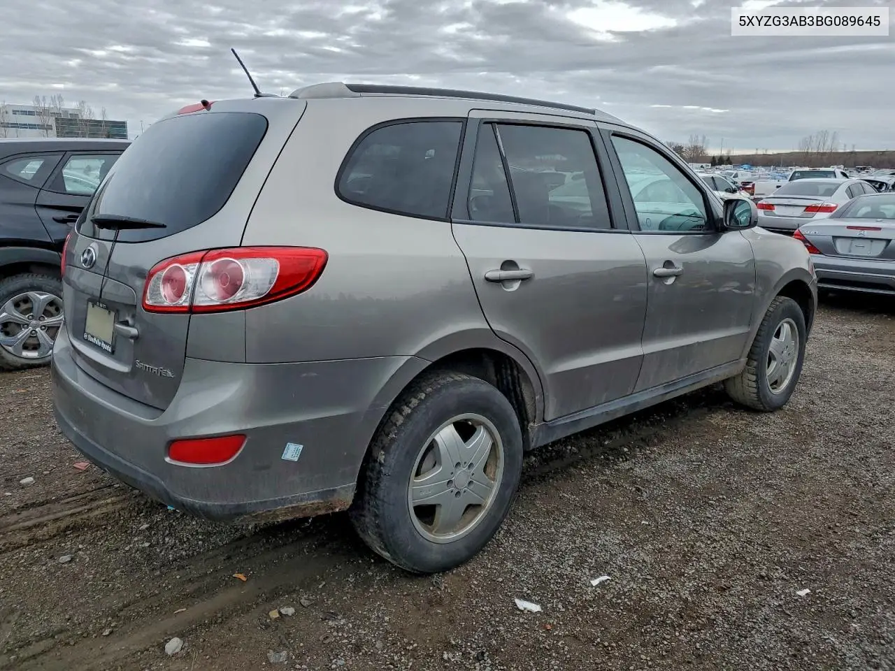 5XYZG3AB3BG089645 2011 Hyundai Santa Fe Gls
