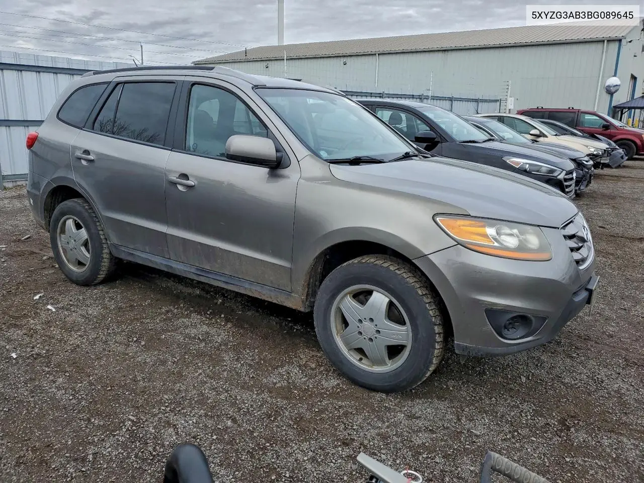 5XYZG3AB3BG089645 2011 Hyundai Santa Fe Gls