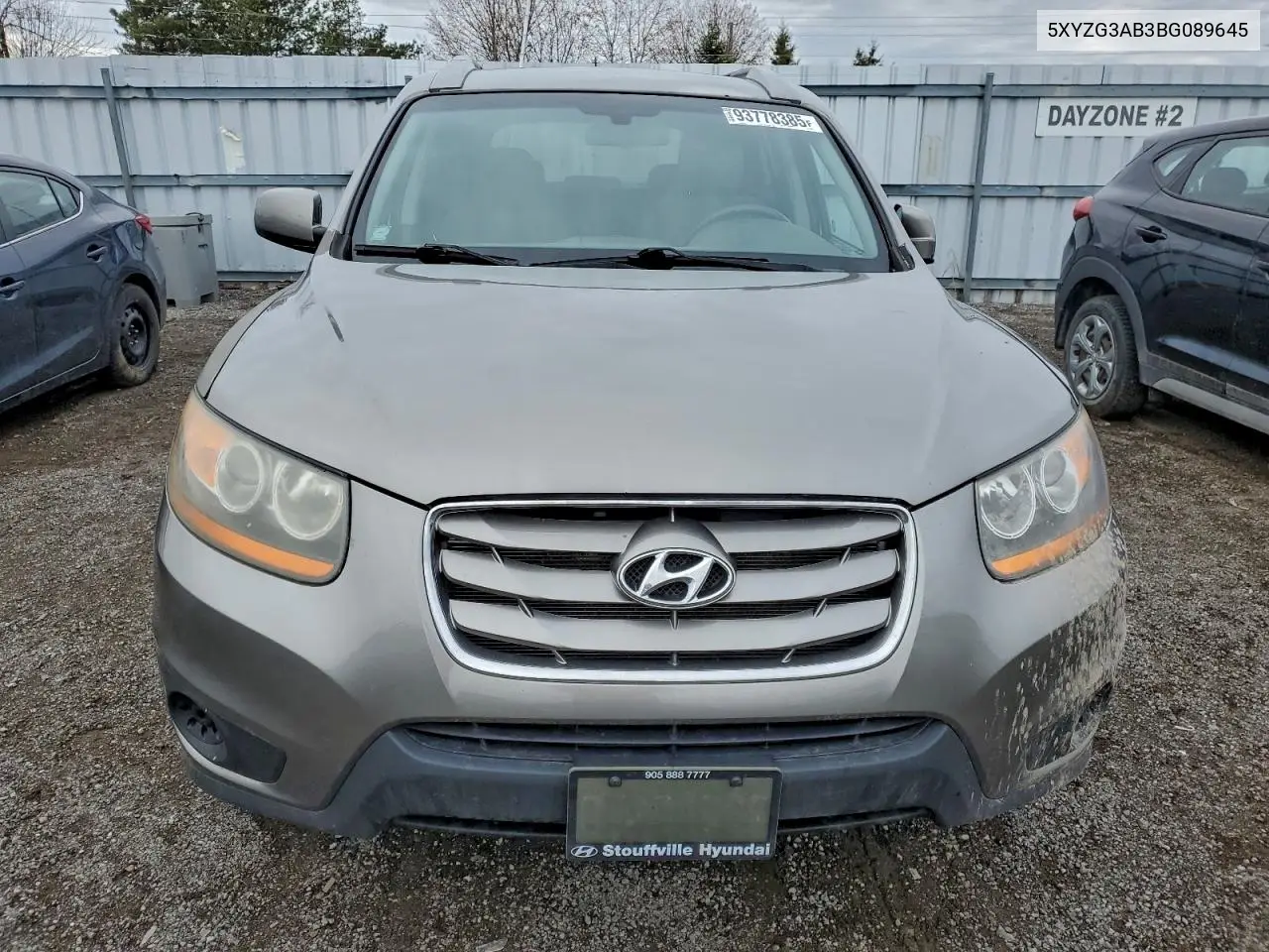 5XYZG3AB3BG089645 2011 Hyundai Santa Fe Gls