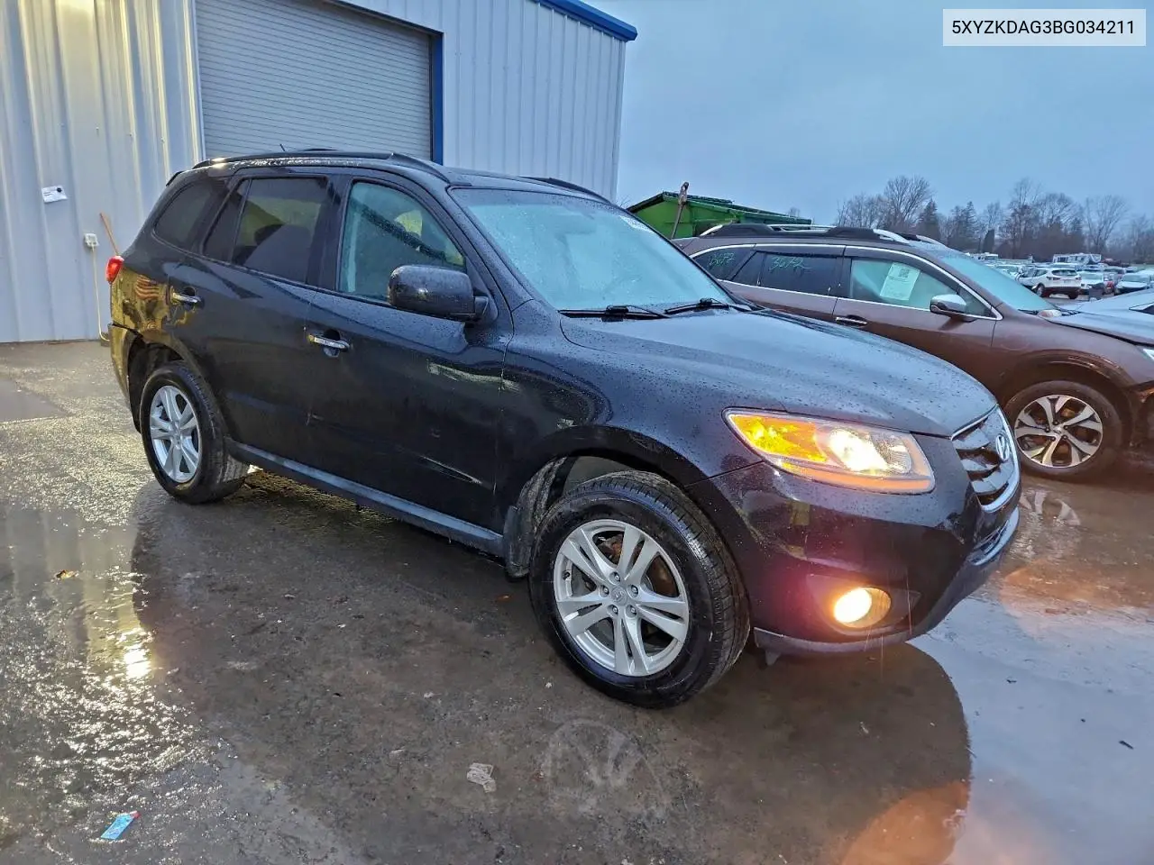 5XYZKDAG3BG034211 2011 Hyundai Santa Fe Limited
