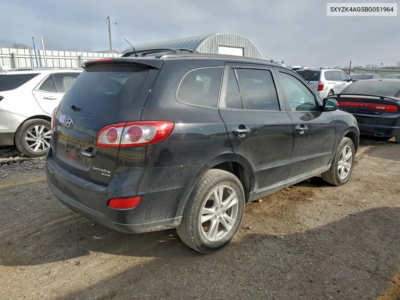 5XYZK4AG5BG051964 2011 Hyundai Santa Fe Limited
