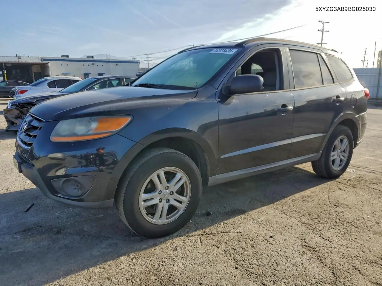 5XYZG3AB9BG025030 2011 Hyundai Santa Fe Gls