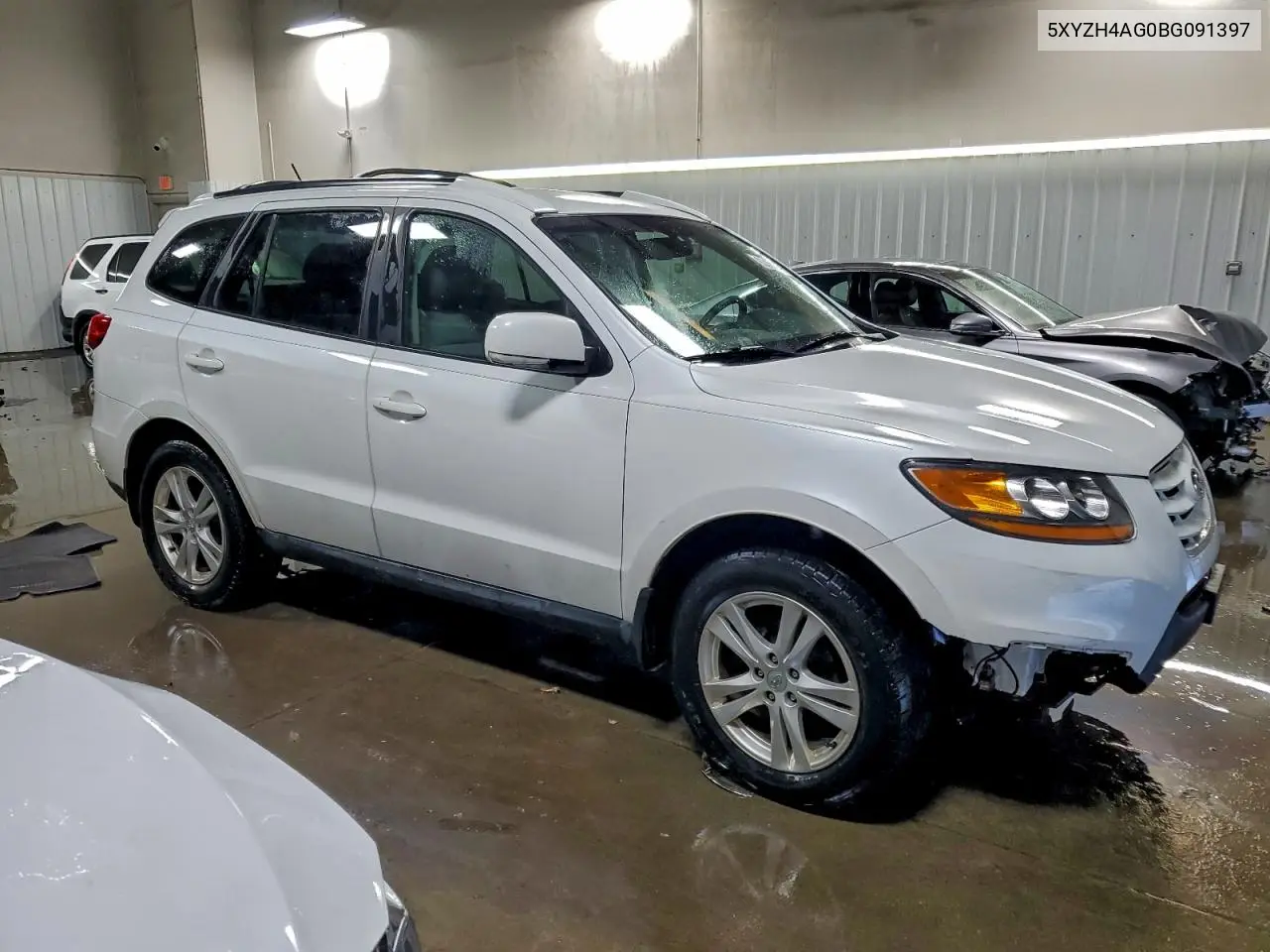 5XYZH4AG0BG091397 2011 Hyundai Santa Fe Se