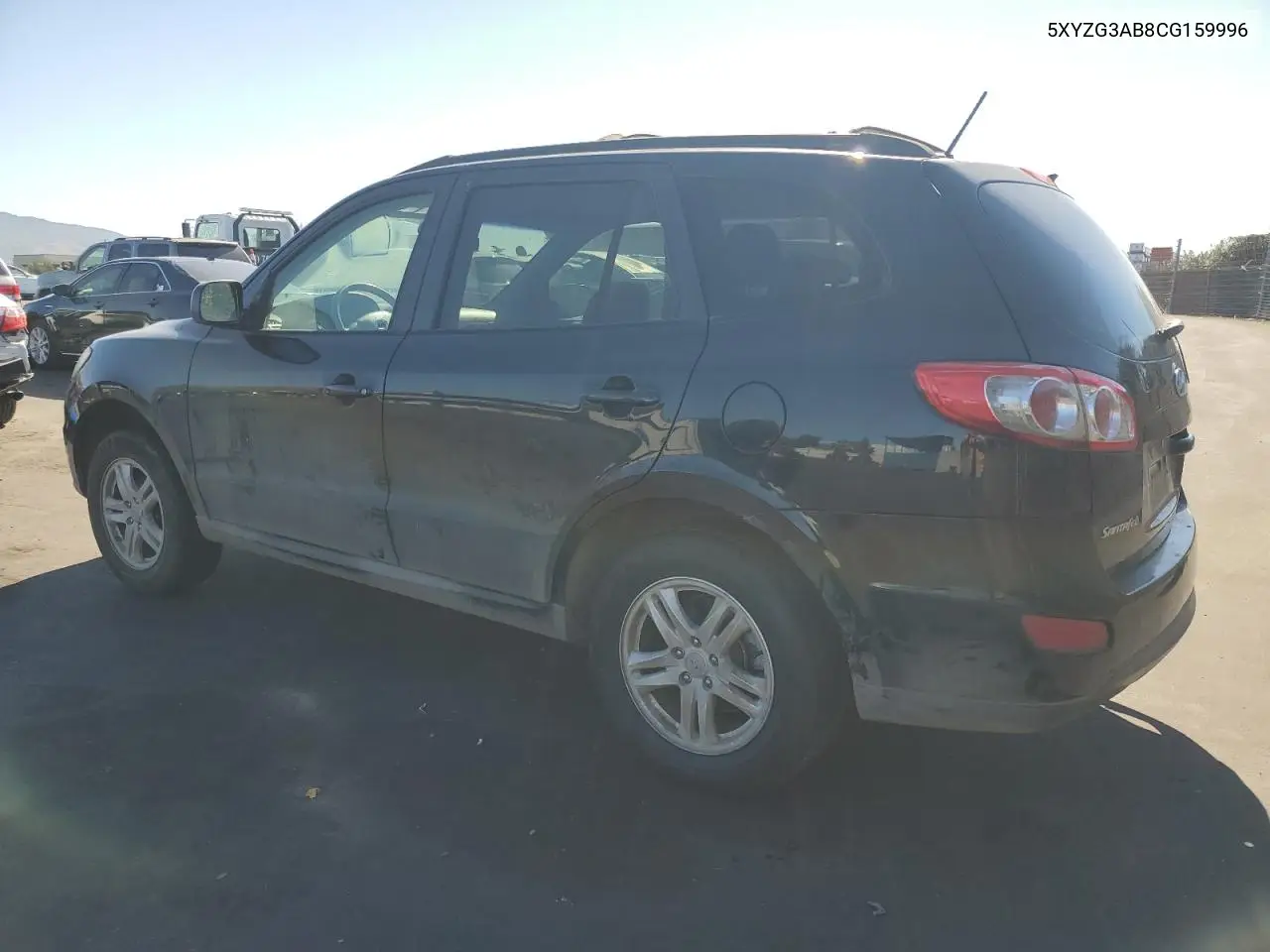 5XYZG3AB8CG159996 2012 Hyundai Santa Fe Gls