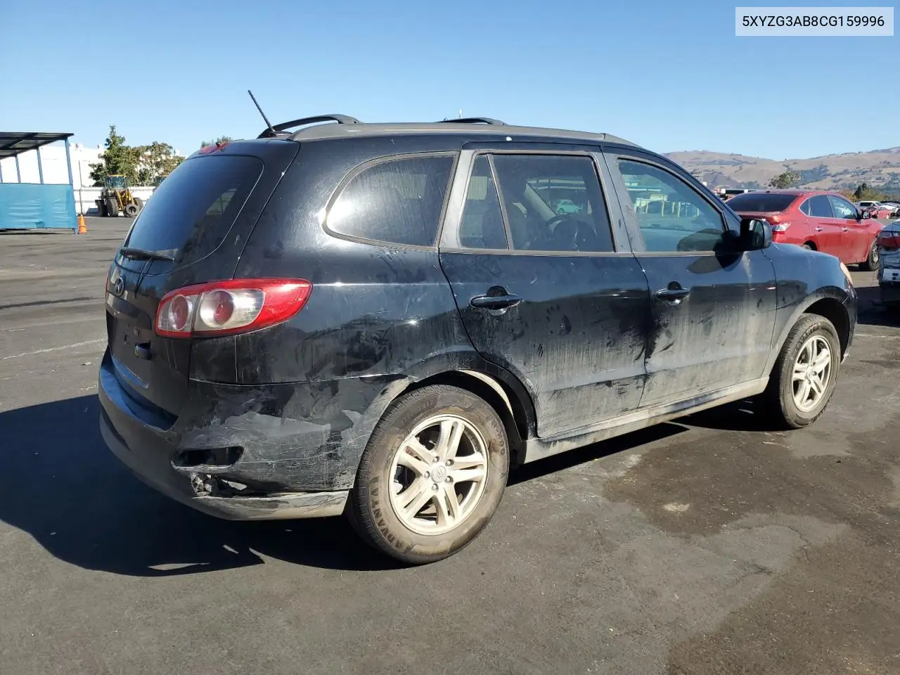 5XYZG3AB8CG159996 2012 Hyundai Santa Fe Gls