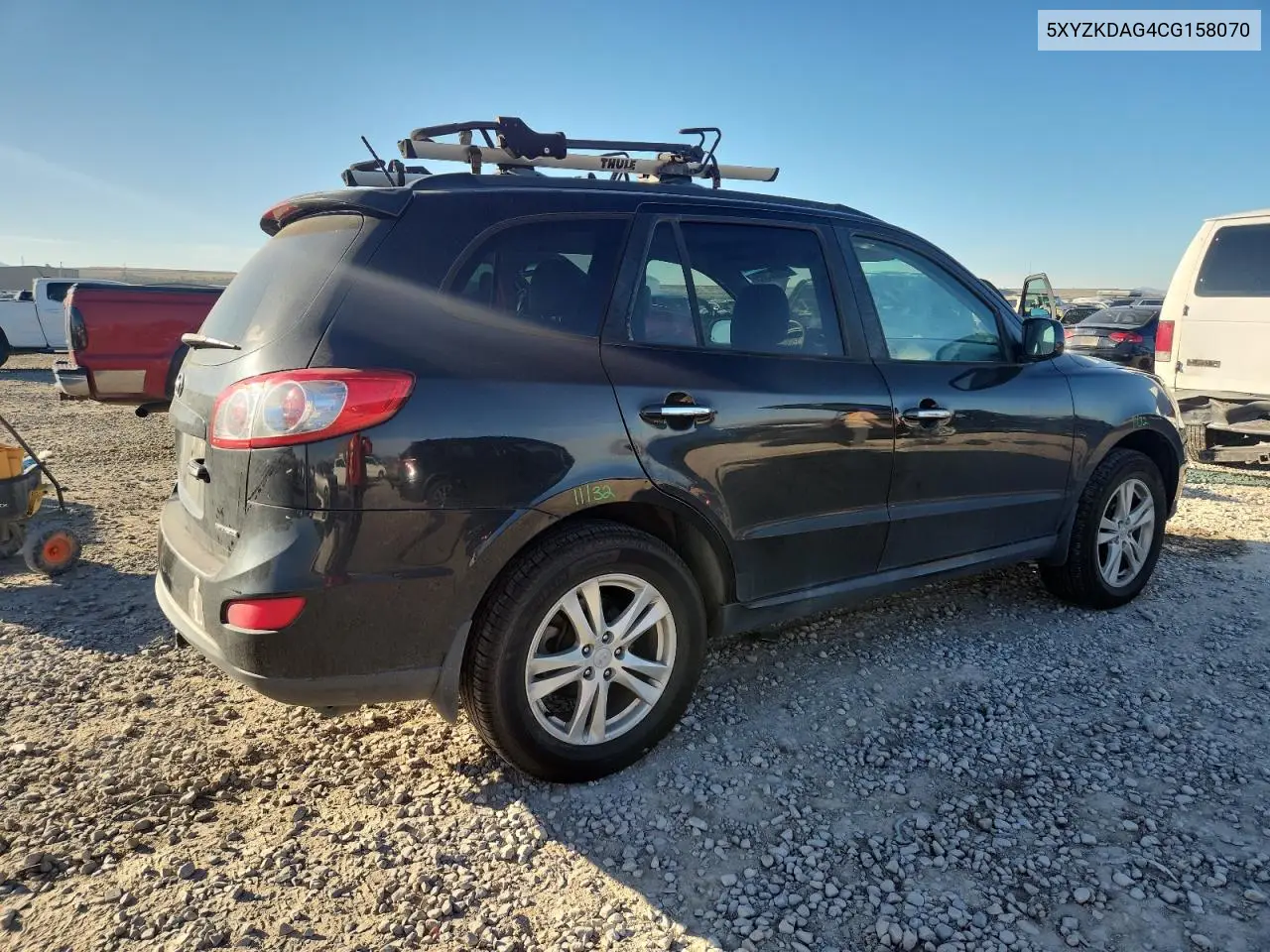 5XYZKDAG4CG158070 2012 Hyundai Santa Fe Limited