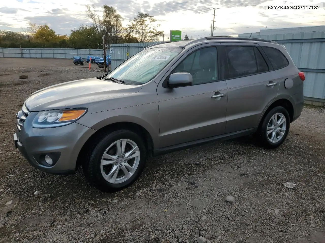 5XYZK4AG4CG117132 2012 Hyundai Santa Fe Limited