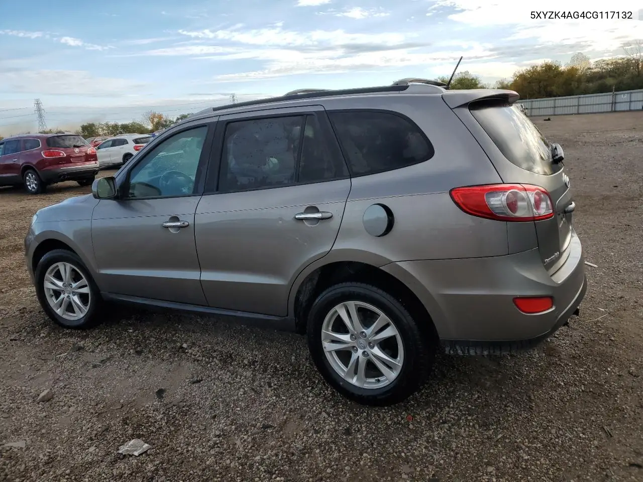 5XYZK4AG4CG117132 2012 Hyundai Santa Fe Limited
