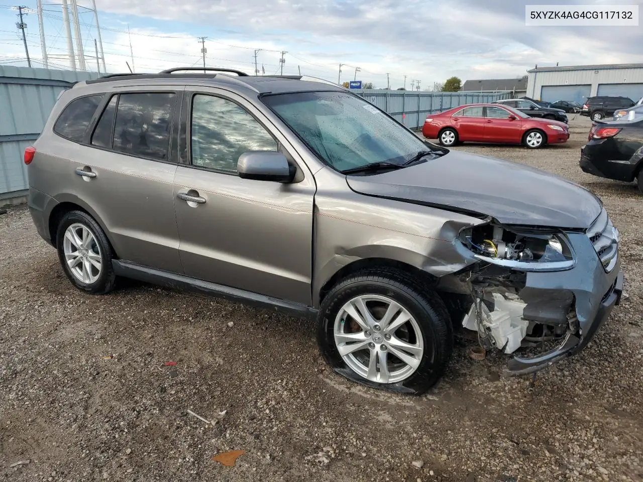 5XYZK4AG4CG117132 2012 Hyundai Santa Fe Limited