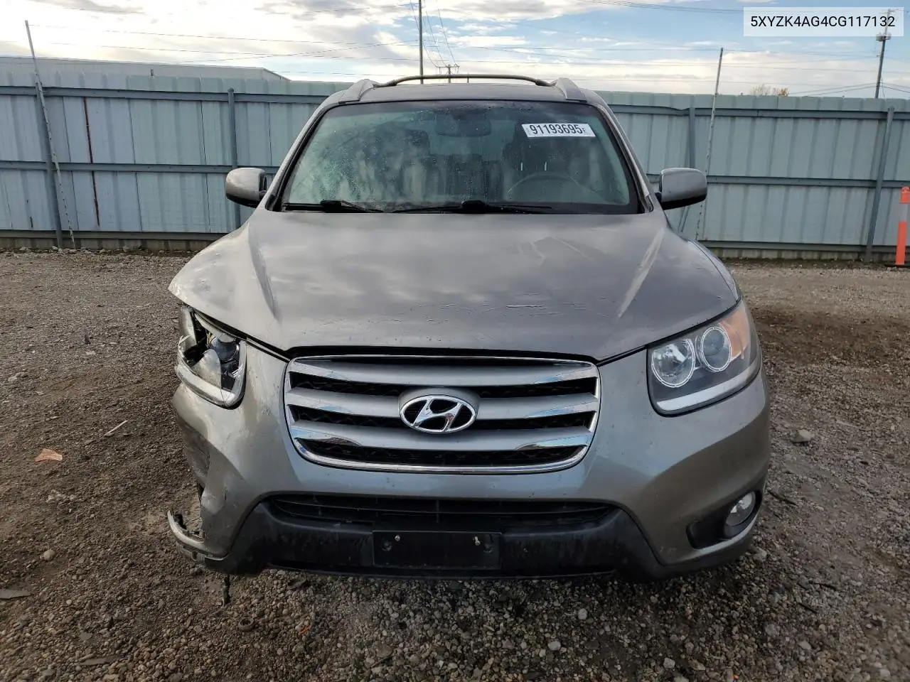5XYZK4AG4CG117132 2012 Hyundai Santa Fe Limited