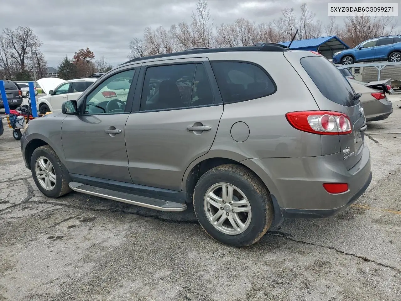 5XYZGDAB6CG099271 2012 Hyundai Santa Fe Gls