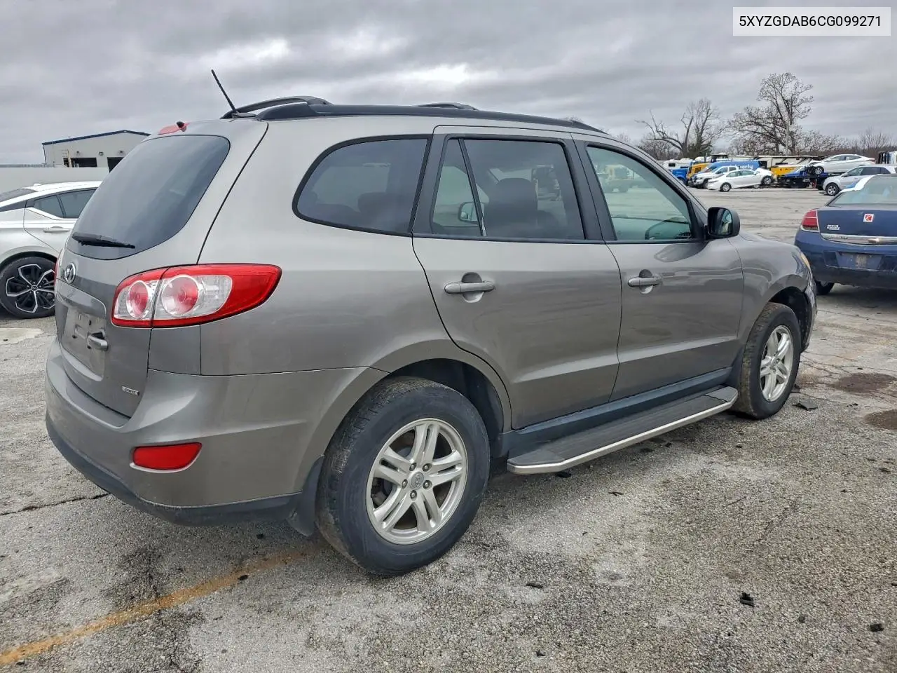 5XYZGDAB6CG099271 2012 Hyundai Santa Fe Gls