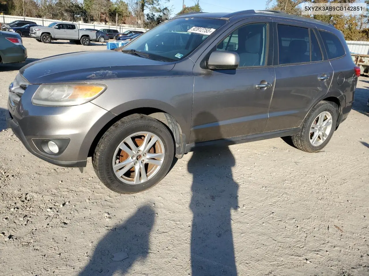 5XYZK3AB9CG142851 2012 Hyundai Santa Fe Limited