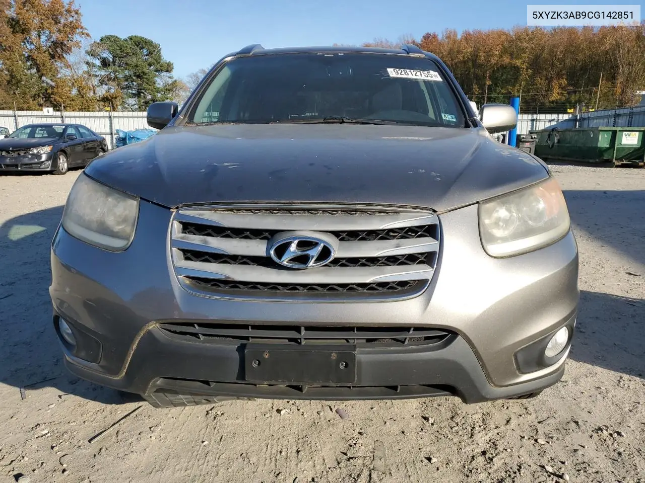 5XYZK3AB9CG142851 2012 Hyundai Santa Fe Limited