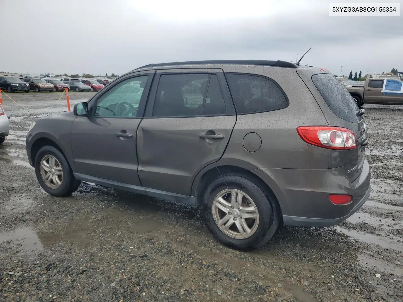 5XYZG3AB8CG156354 2012 Hyundai Santa Fe Gls