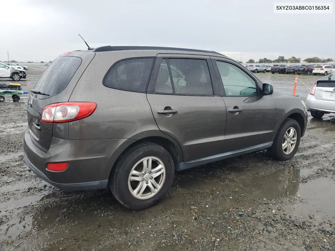 5XYZG3AB8CG156354 2012 Hyundai Santa Fe Gls
