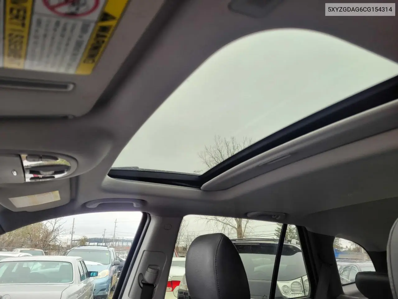 5XYZGDAG6CG154314 2012 Hyundai Santa Fe Gls