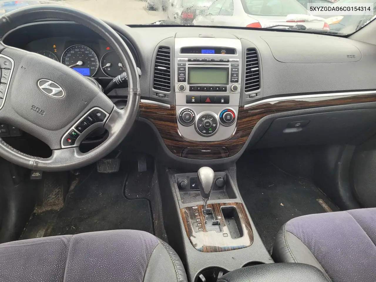 5XYZGDAG6CG154314 2012 Hyundai Santa Fe Gls