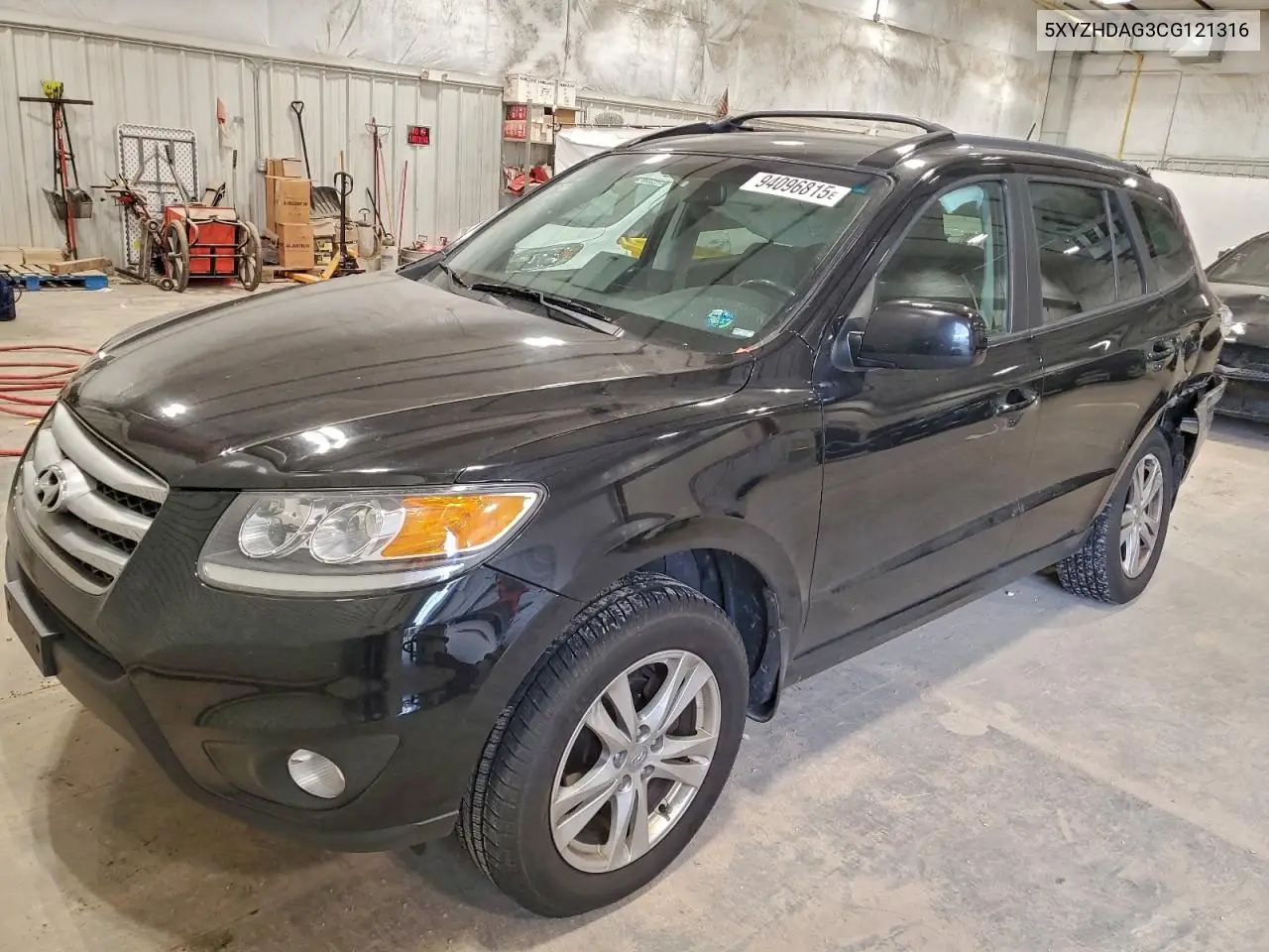 5XYZHDAG3CG121316 2012 Hyundai Santa Fe Se