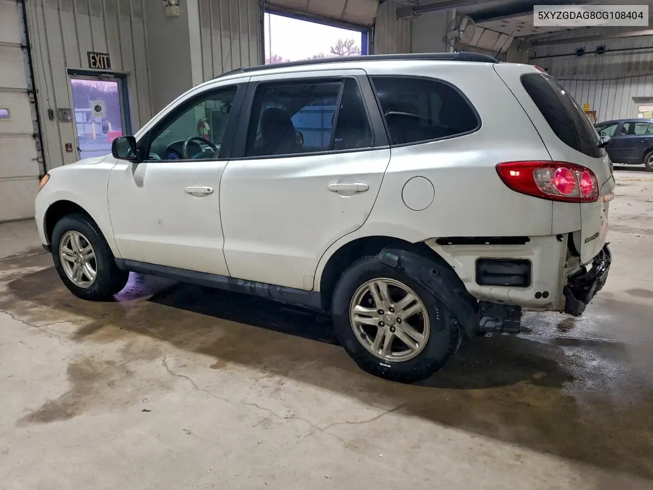 5XYZGDAG8CG108404 2012 Hyundai Santa Fe Gls