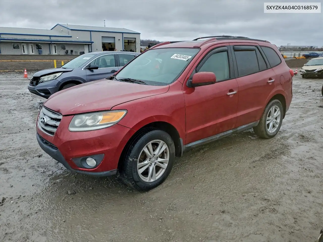 5XYZK4AG4CG168579 2012 Hyundai Santa Fe Limited