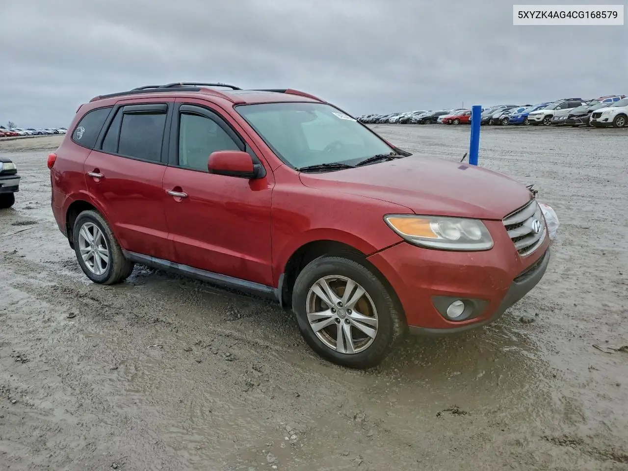 5XYZK4AG4CG168579 2012 Hyundai Santa Fe Limited