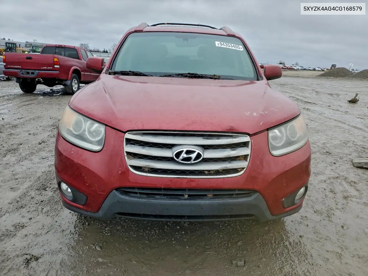 5XYZK4AG4CG168579 2012 Hyundai Santa Fe Limited