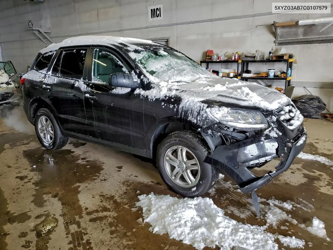 5XYZG3AB7CG107579 2012 Hyundai Santa Fe Gls
