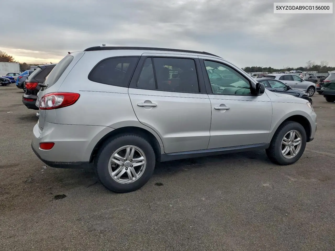 5XYZGDAB9CG156000 2012 Hyundai Santa Fe Gls