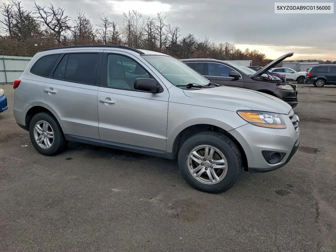 5XYZGDAB9CG156000 2012 Hyundai Santa Fe Gls