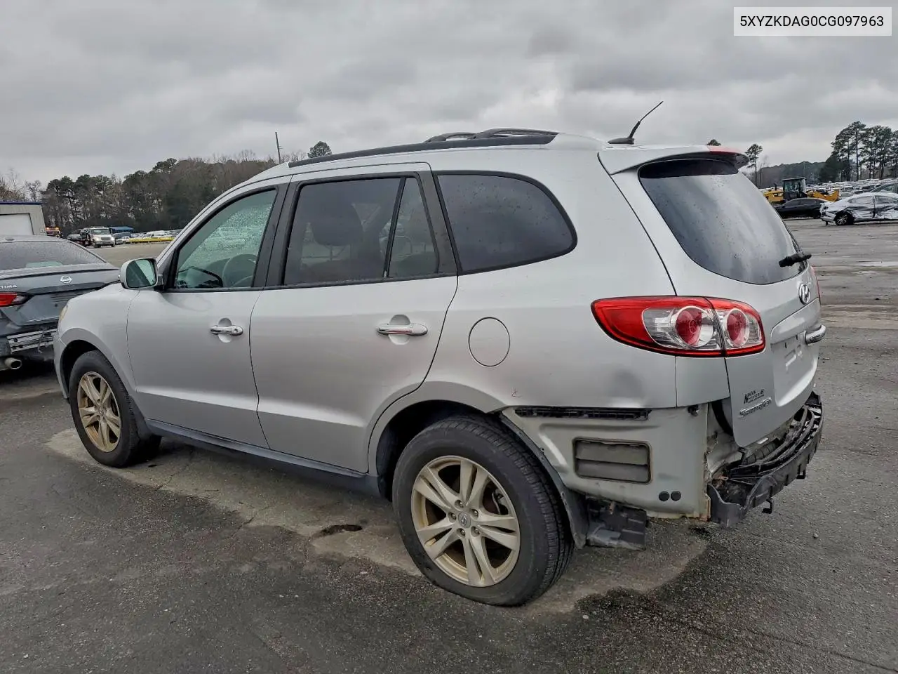 5XYZKDAG0CG097963 2012 Hyundai Santa Fe Limited