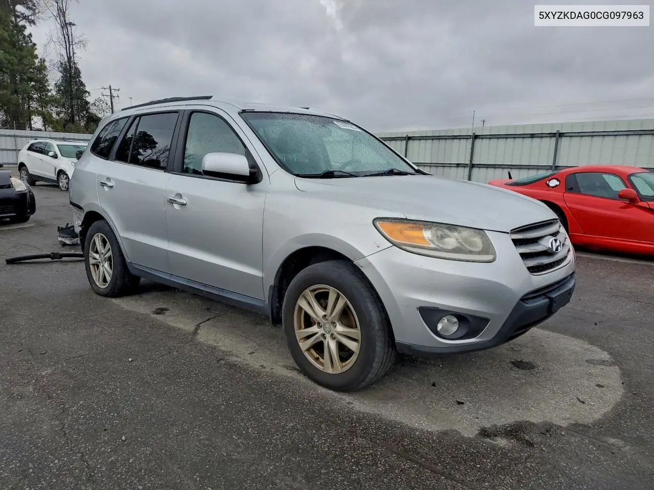 5XYZKDAG0CG097963 2012 Hyundai Santa Fe Limited
