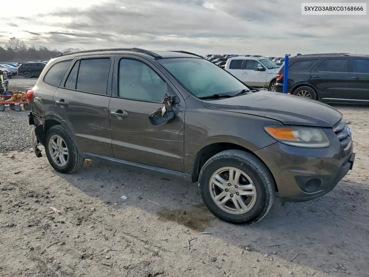 5XYZG3ABXCG168666 2012 Hyundai Santa Fe Gls