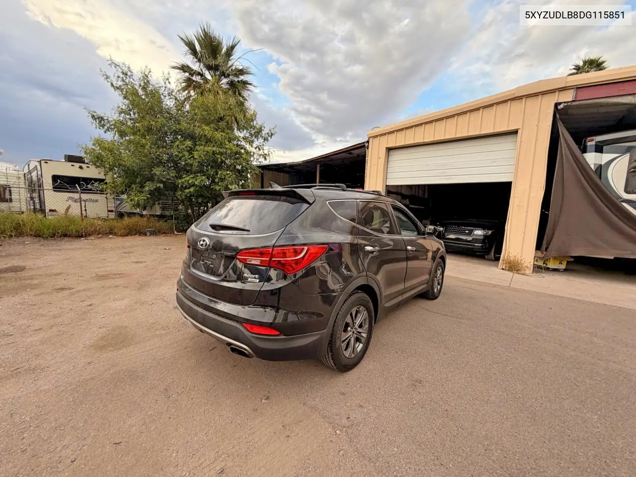 5XYZUDLB8DG115851 2013 Hyundai Santa Fe Sport 2.4L