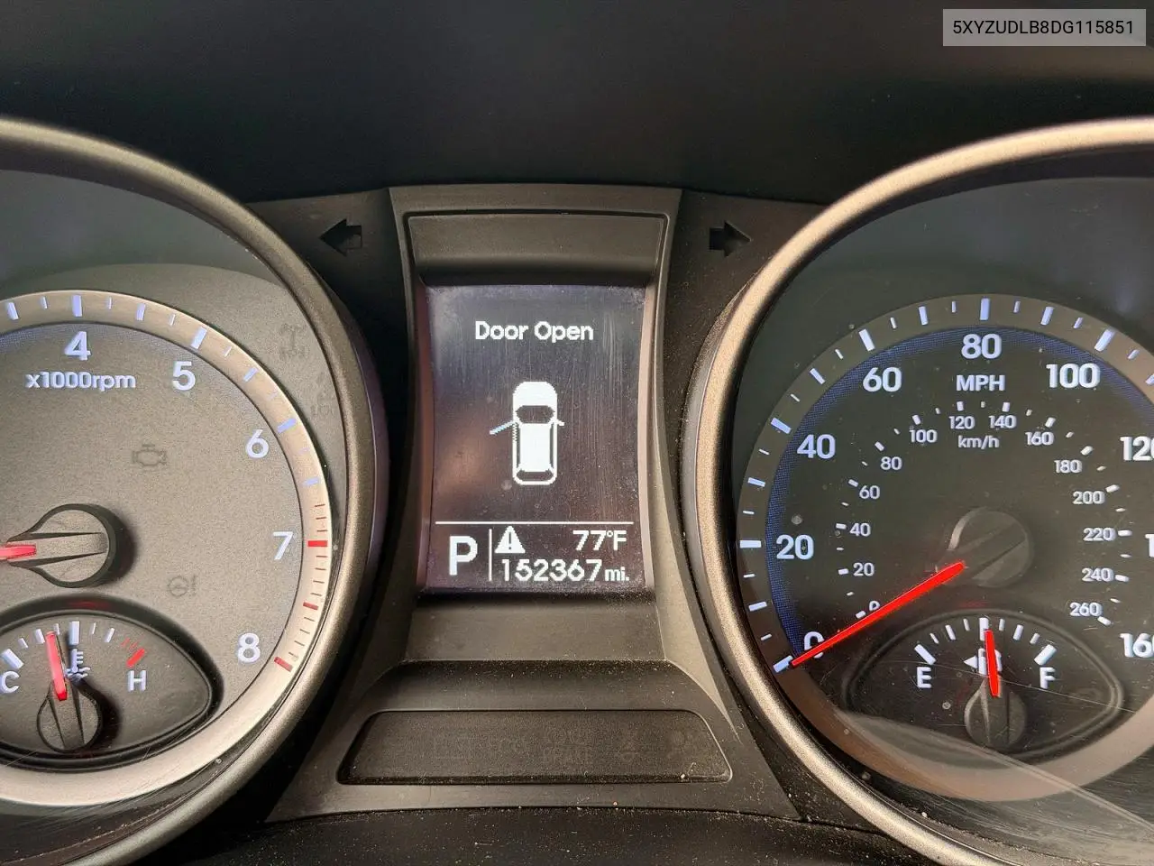5XYZUDLB8DG115851 2013 Hyundai Santa Fe Sport 2.4L