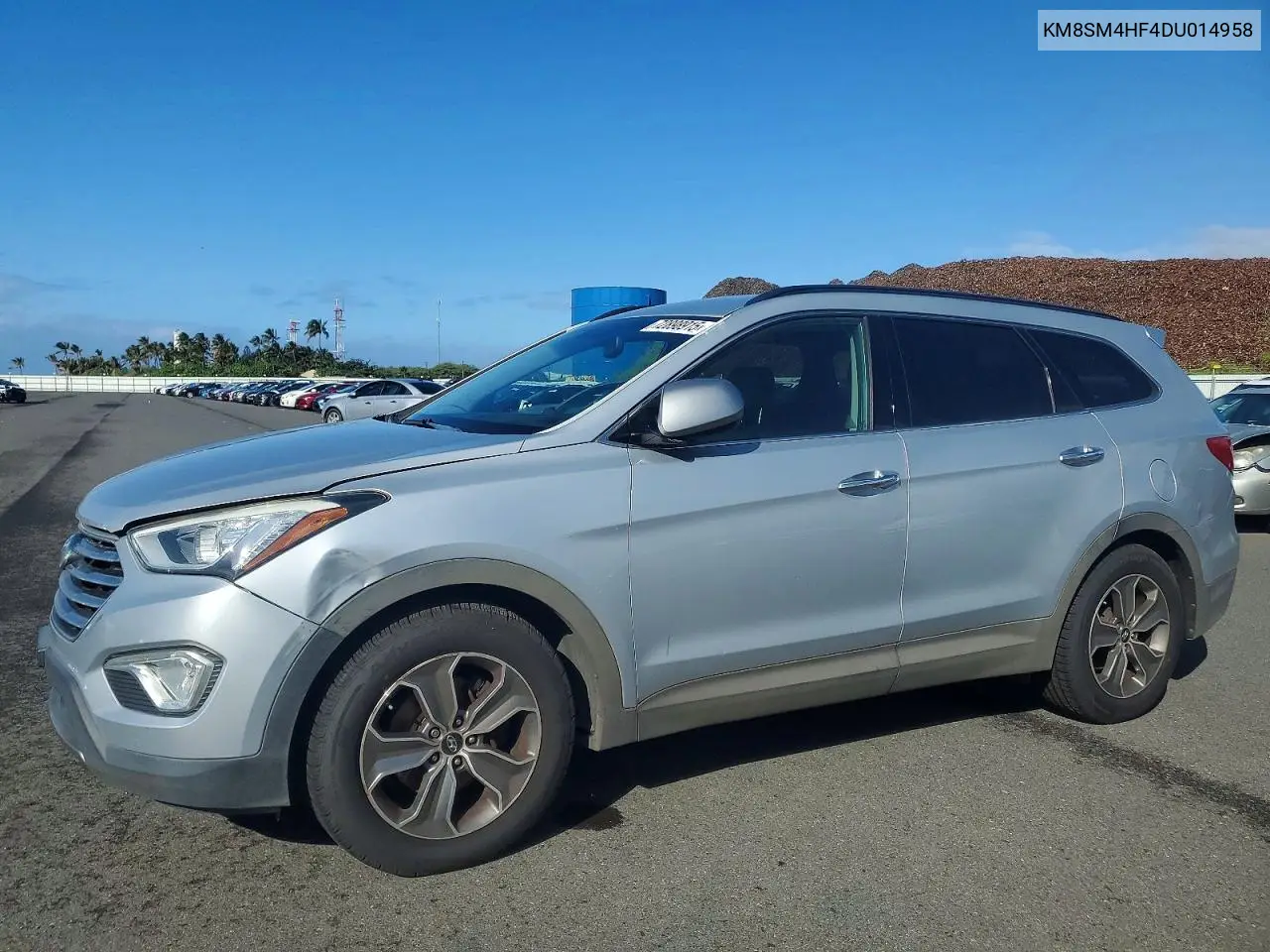 KM8SM4HF4DU014958 2013 Hyundai Santa Fe Gls