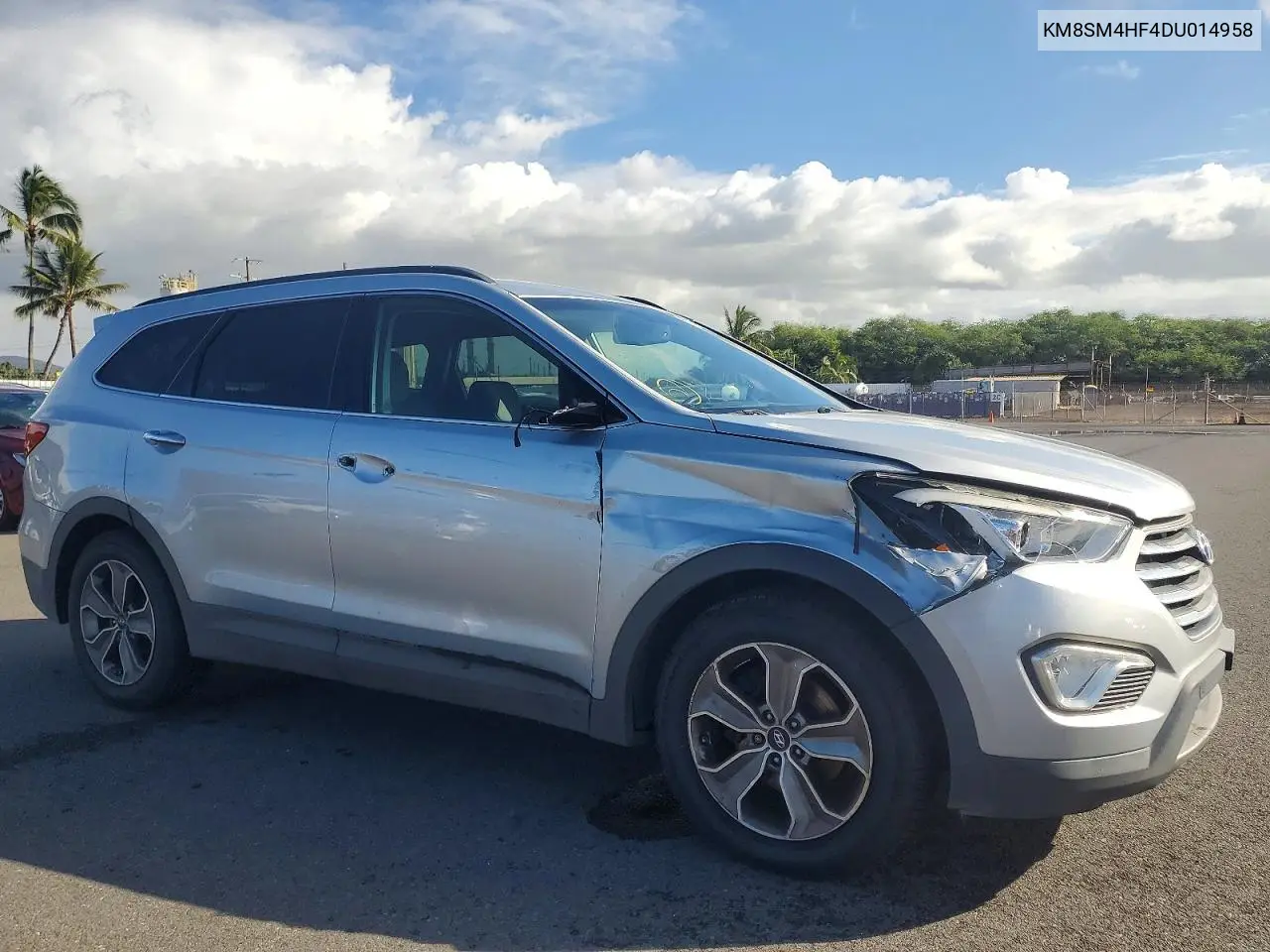 KM8SM4HF4DU014958 2013 Hyundai Santa Fe Gls