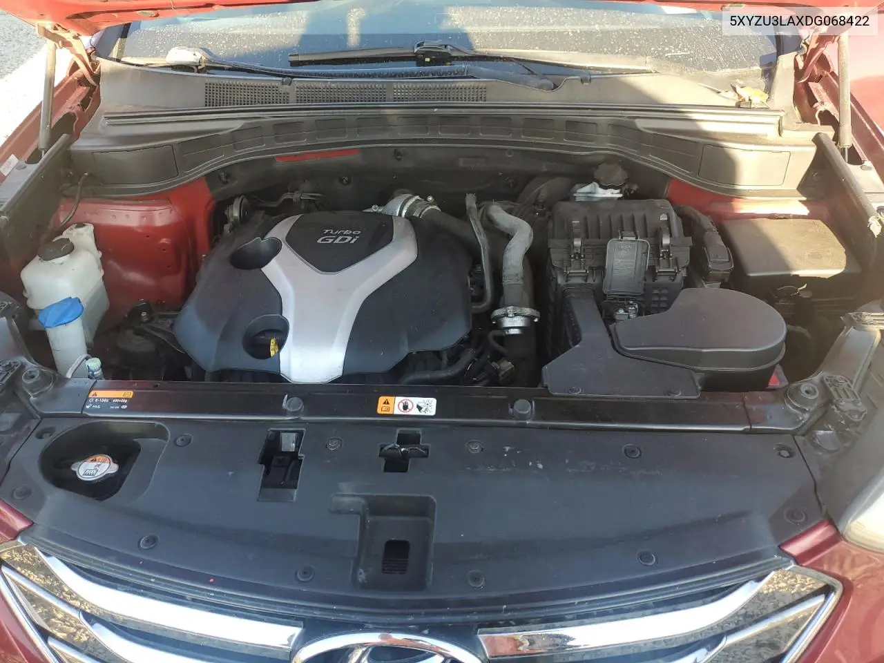 5XYZU3LAXDG068422 2013 Hyundai Santa Fe Sport