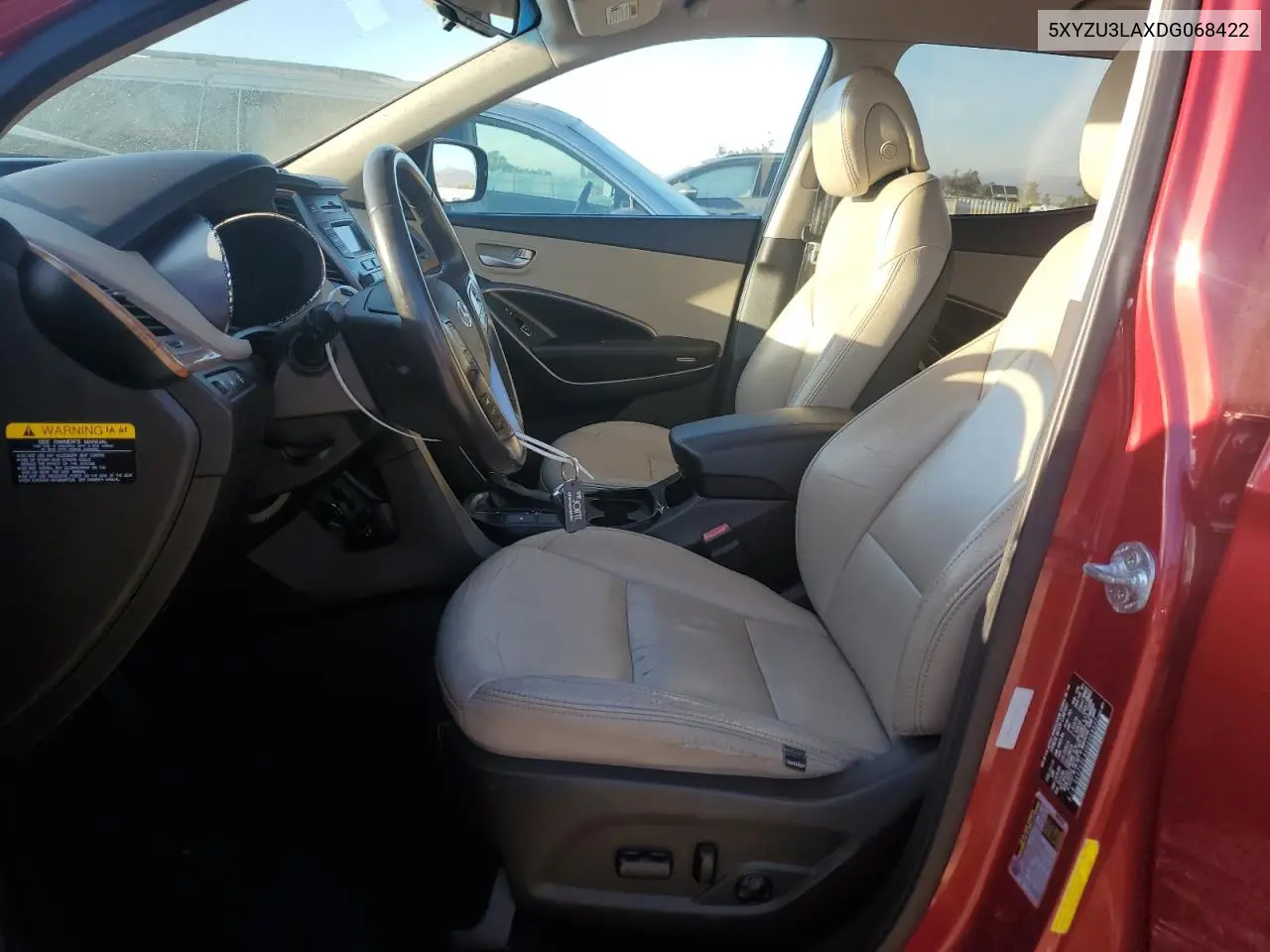 5XYZU3LAXDG068422 2013 Hyundai Santa Fe Sport