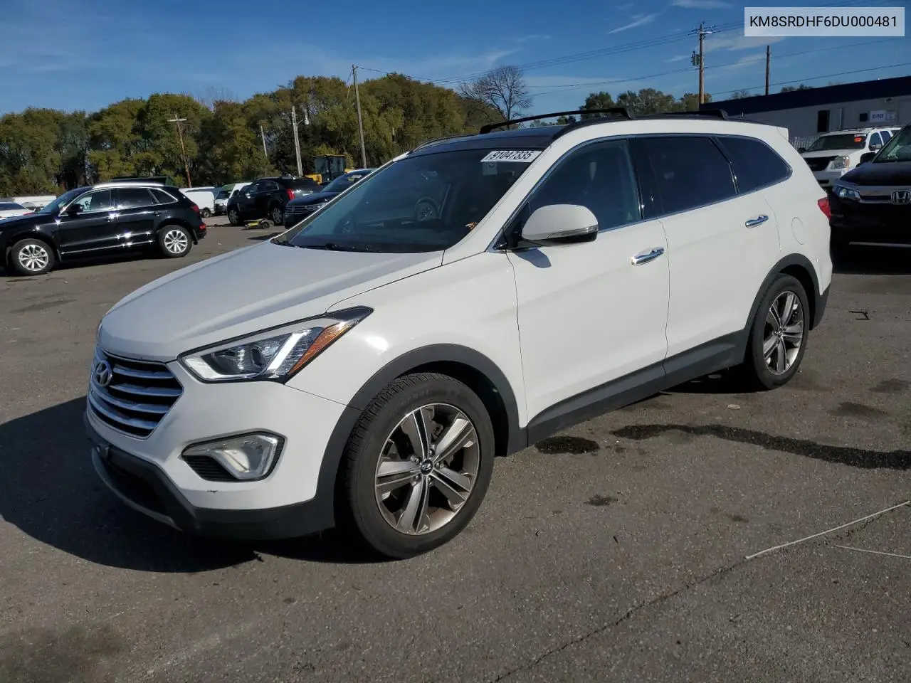 KM8SRDHF6DU000481 2013 Hyundai Santa Fe Limited