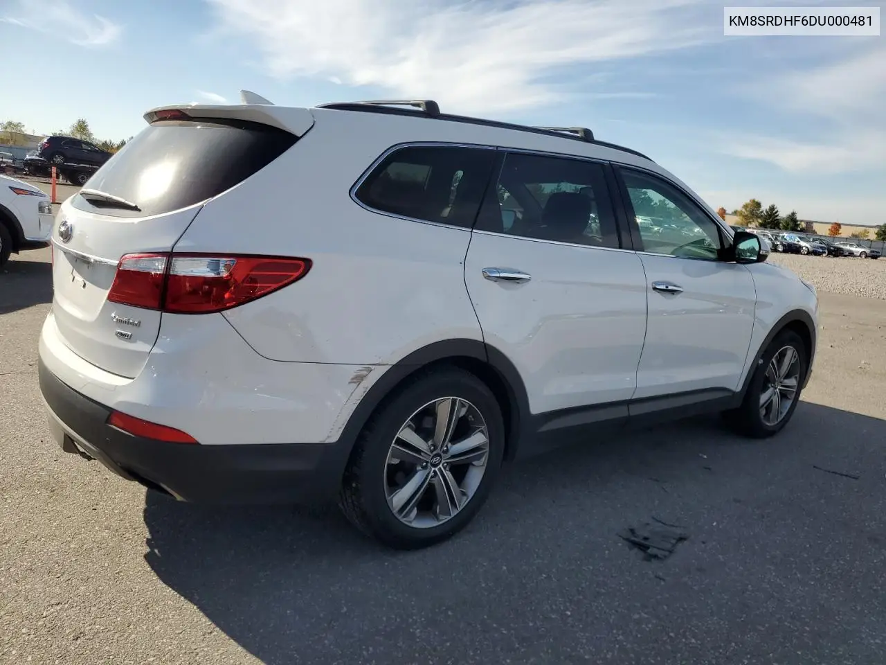 KM8SRDHF6DU000481 2013 Hyundai Santa Fe Limited