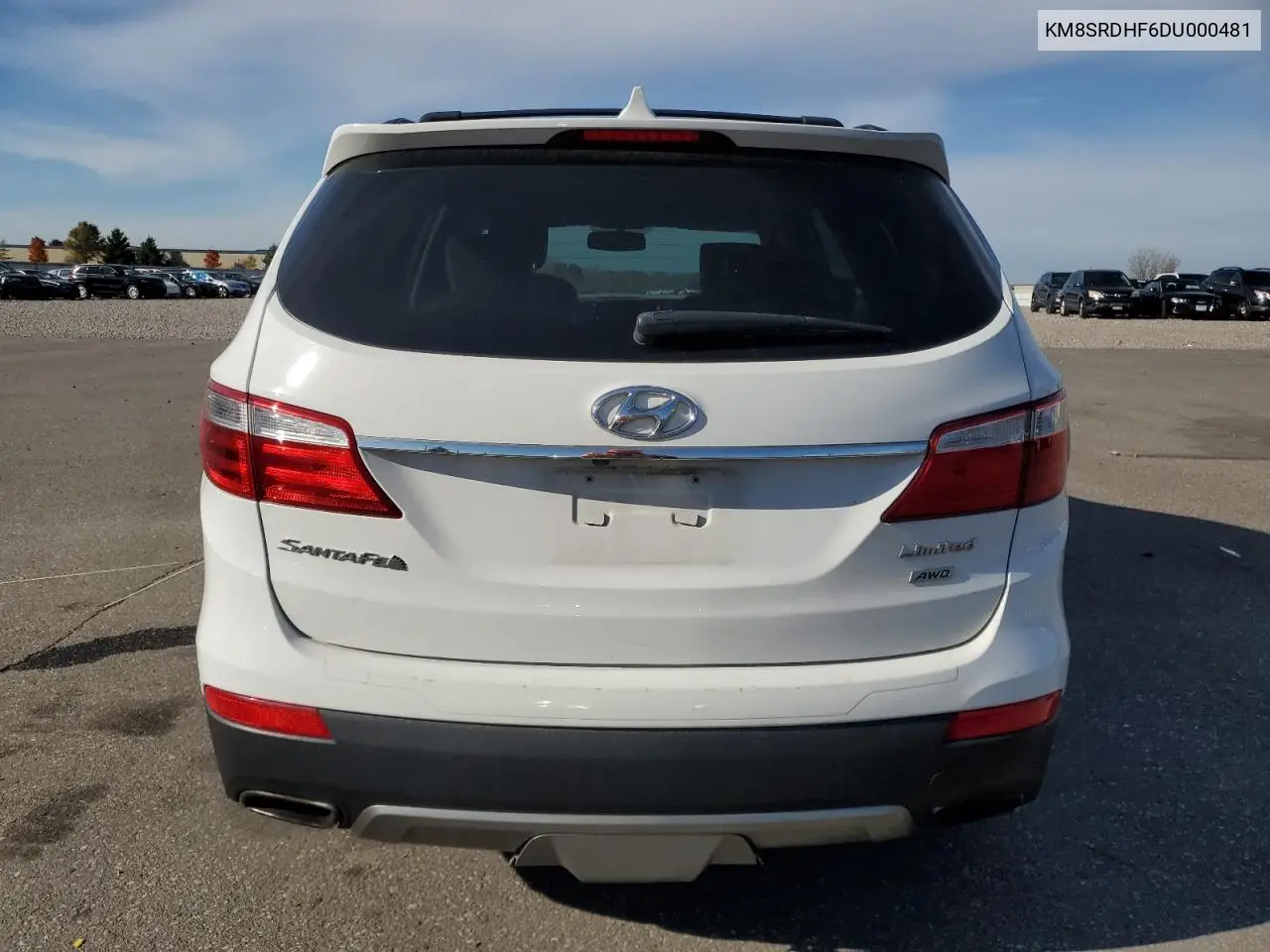 KM8SRDHF6DU000481 2013 Hyundai Santa Fe Limited