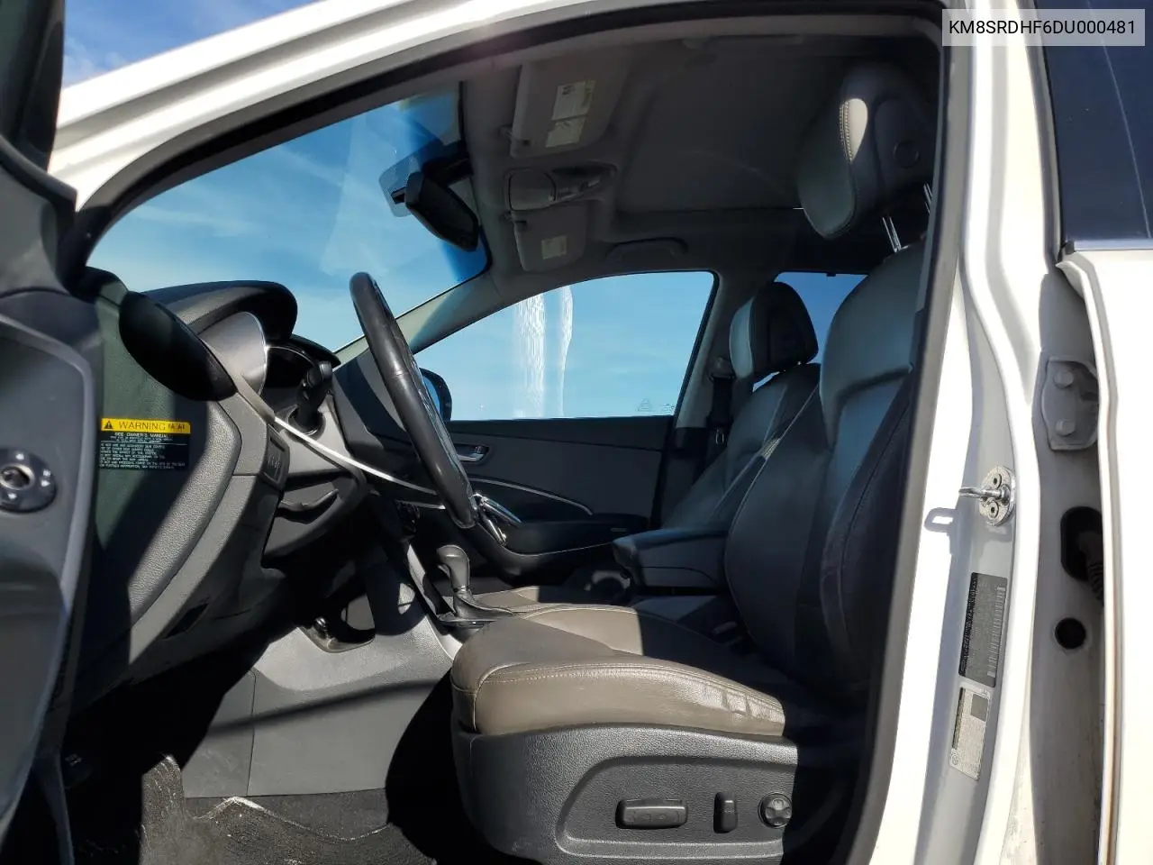 KM8SRDHF6DU000481 2013 Hyundai Santa Fe Limited