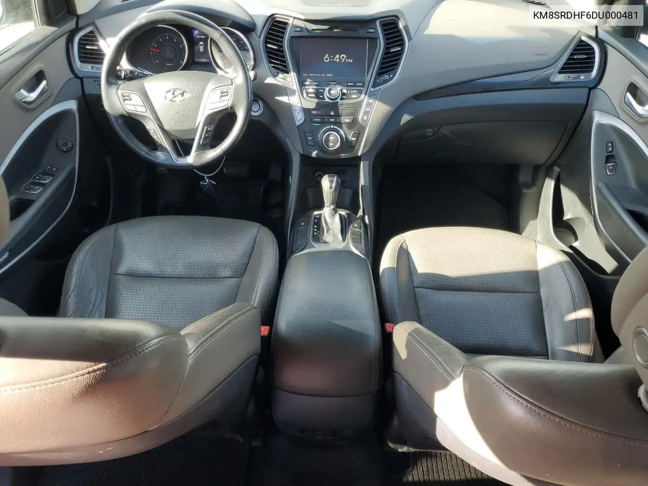 KM8SRDHF6DU000481 2013 Hyundai Santa Fe Limited
